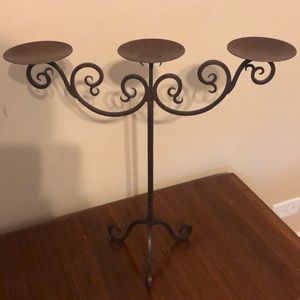 3 candle stand holder